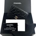 Chanel Wallet Camellia Stitch Trifold