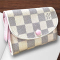 Louis Vuitton Rose Valley Damier Azur Portefeuille Rosalie Wallet