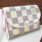Louis Vuitton Rose Valley Damier Azur Portefeuille Rosalie Wallet