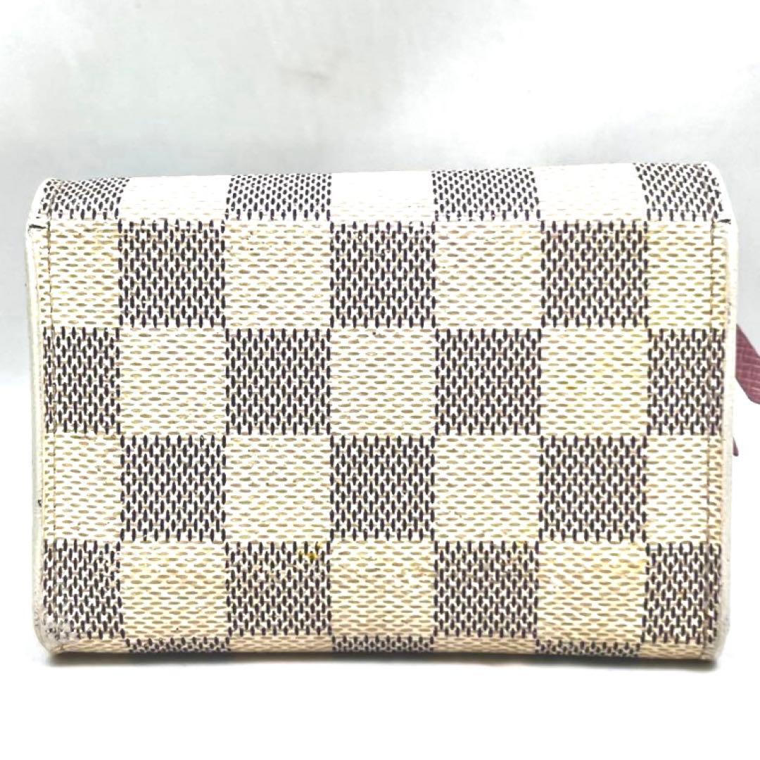 Louis Vuitton Rose Valley Damier Azur Portefeuille Rosalie Wallet — view 3
