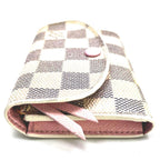 Louis Vuitton Rose Valley Damier Azur Portefeuille Rosalie Wallet — view 9