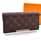 Louis Vuitton Monogram Portefeuille Sarah Pink Wallet Bifold — view 2