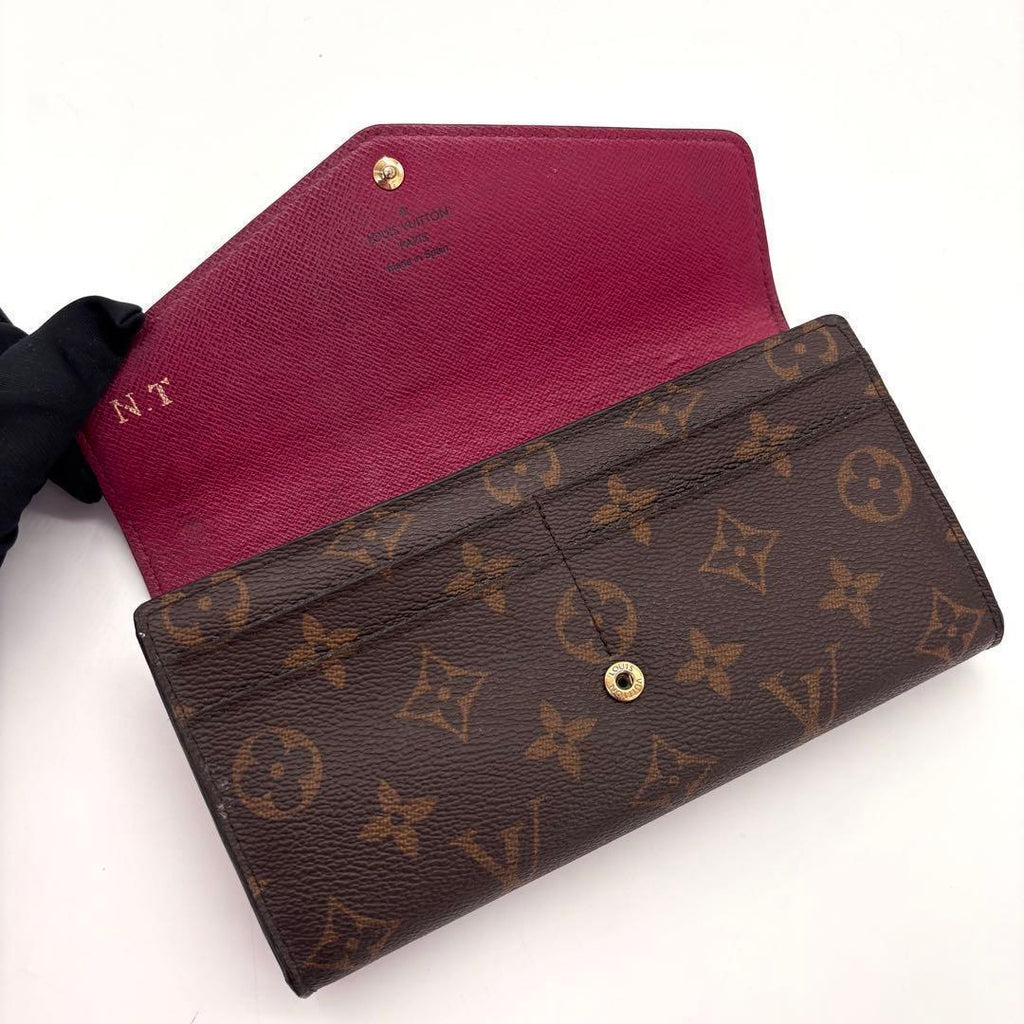Louis Vuitton Monogram Portefeuille Sarah Pink Wallet Bifold — view 3