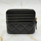 Chanel Caviar Leather Quilted Fragment Case Card Holder — view 5