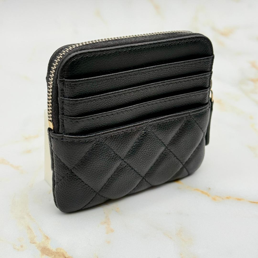 Chanel Caviar Leather Quilted Fragment Case Card Holder — view 6