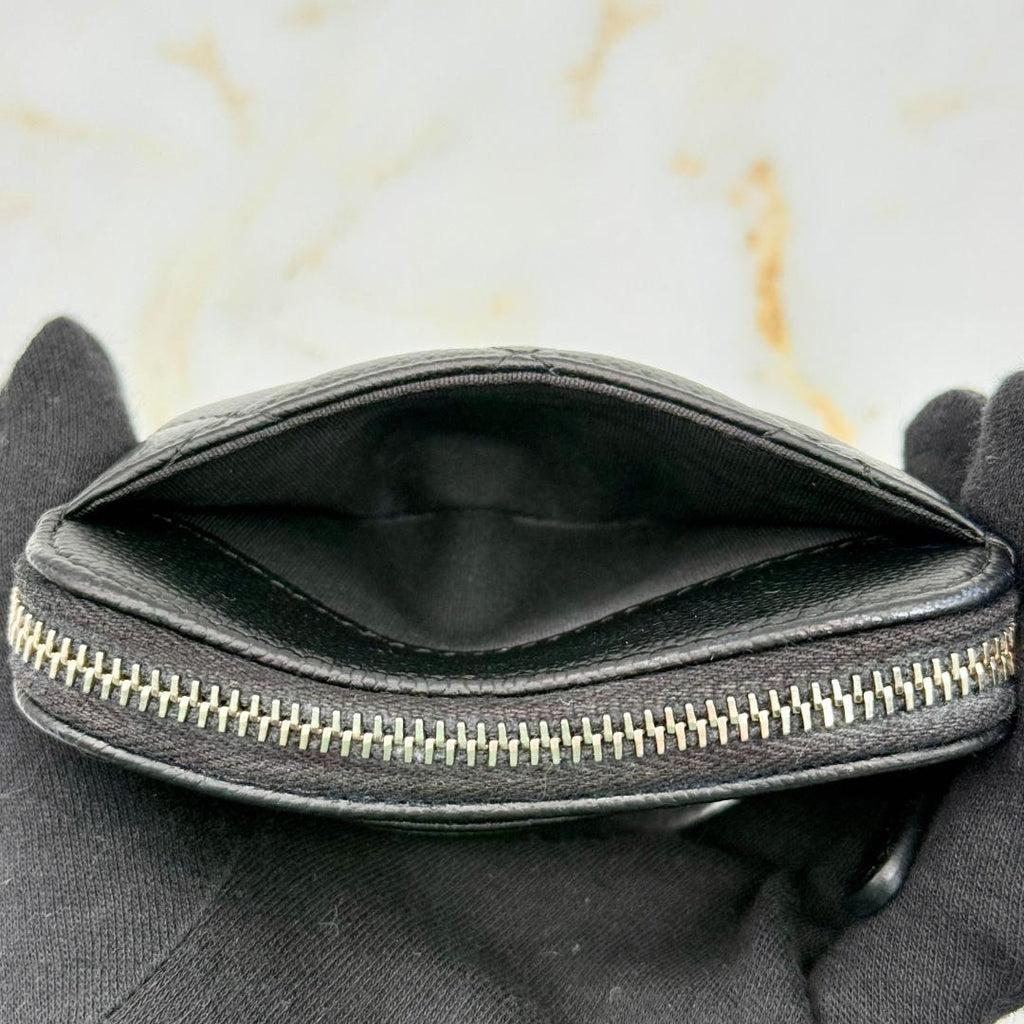 Chanel Caviar Leather Quilted Fragment Case Card Holder — view 8