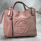 Gucci Soho 2-Way Shoulder Bag Hand Pink Leather — view 2