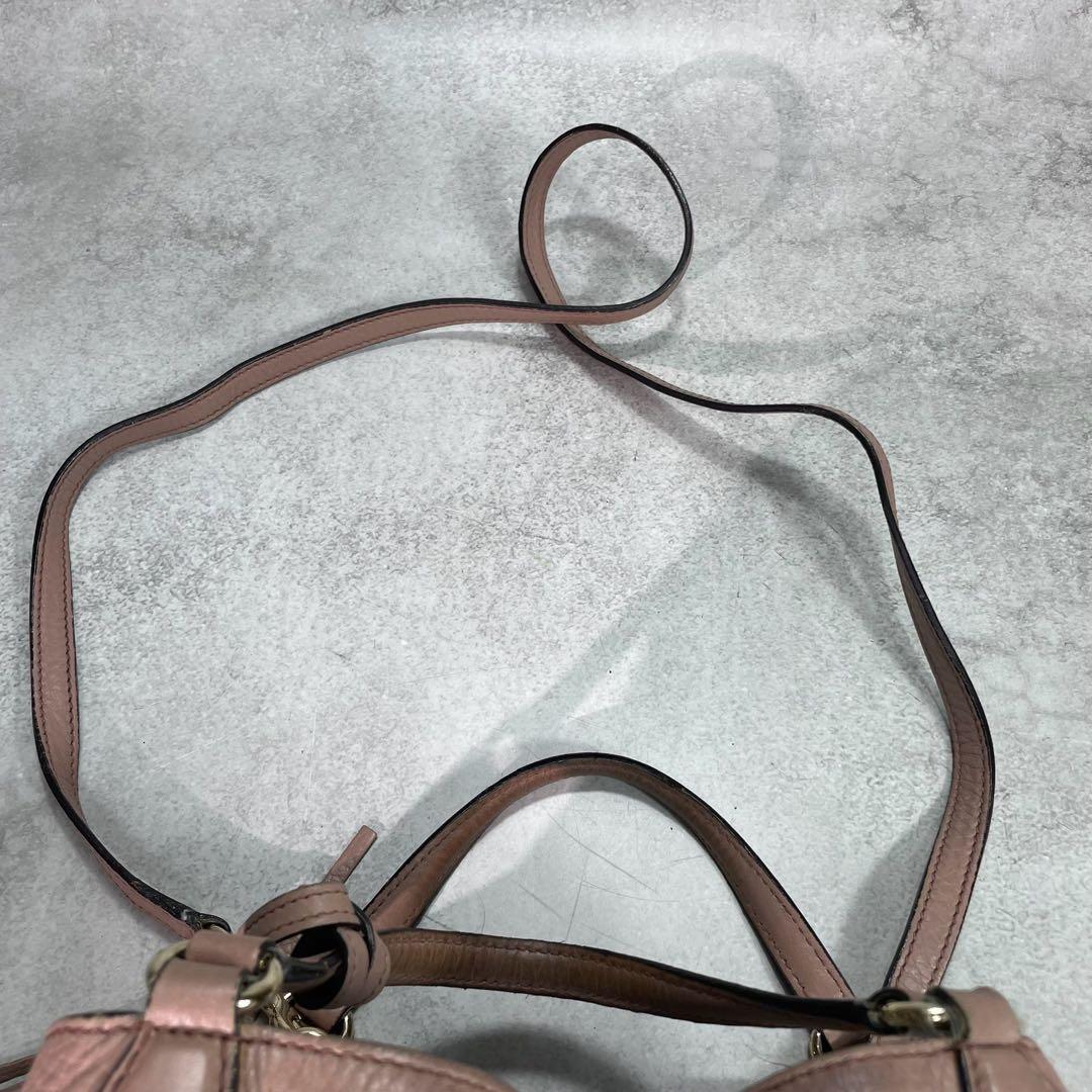 Gucci Soho 2-Way Shoulder Bag Hand Pink Leather — view 4