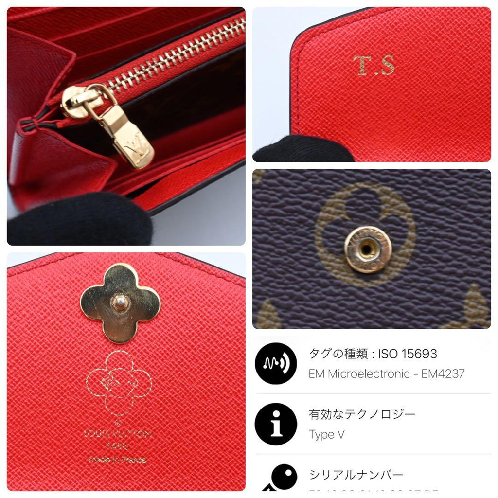 Louis Vuitton Monogram Vivienne Portefeuille Sarah NM Wallet — view 9