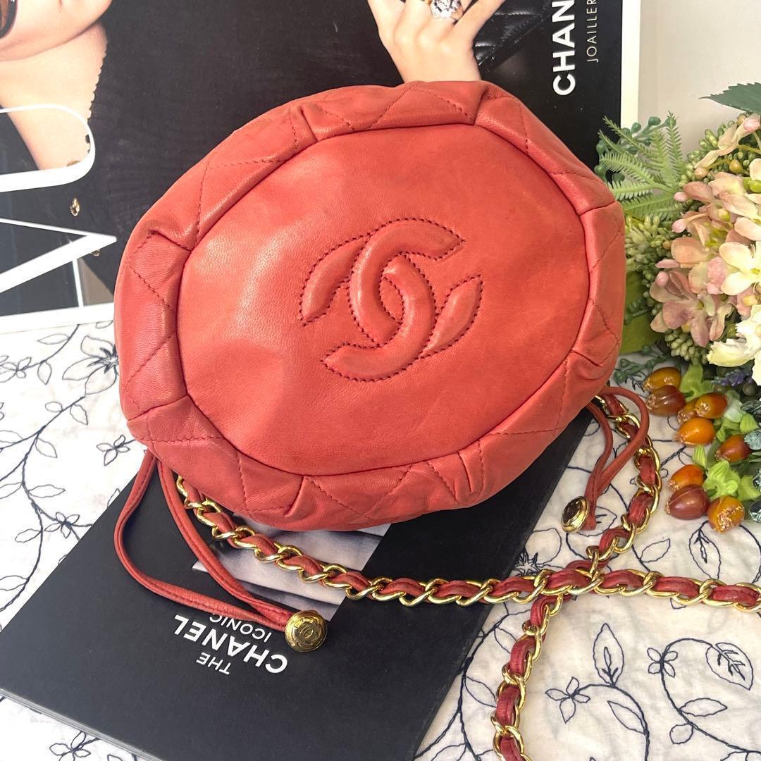 Chanel Drawstring Quilted Chain Shoulder Bag — view 5