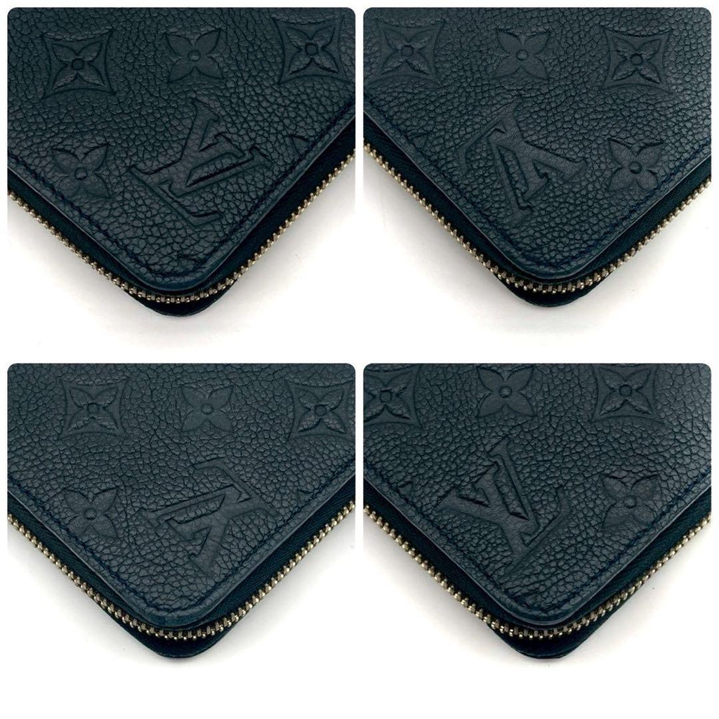 Louis Vuitton Zippy Wallet Monogram Empreinte Navy