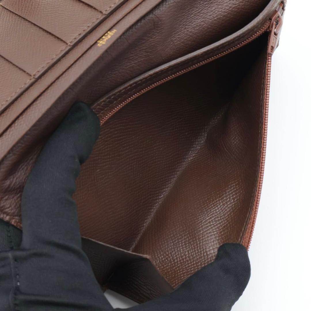 Hermes Bearn Classic Courchevel Brown Wallet — view 6