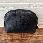 Chanel Caviar Leather CC Logo Coin Case Wallet Black — view 2
