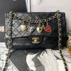 Chanel Double Flap Quilted Valentine Bag — view 2