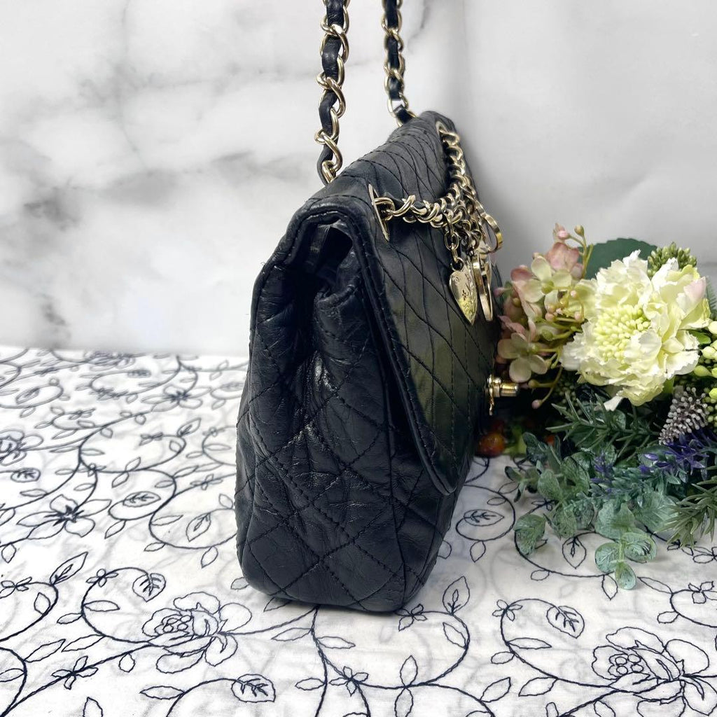 Chanel Double Flap Quilted Valentine Bag — view 6