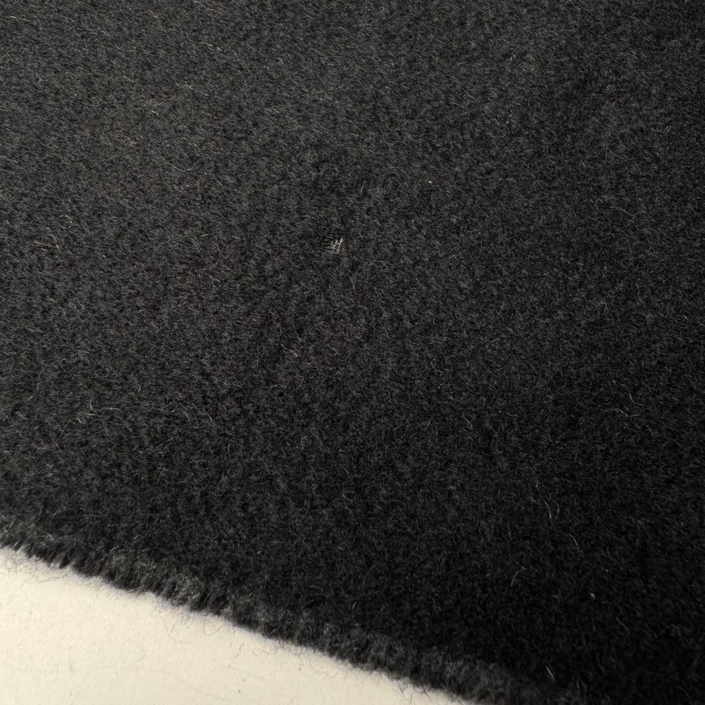 Hermes Scarf Black Gray Fringe No — view 9