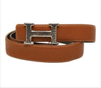 Hermes Constance Martelee Reversible Belt
