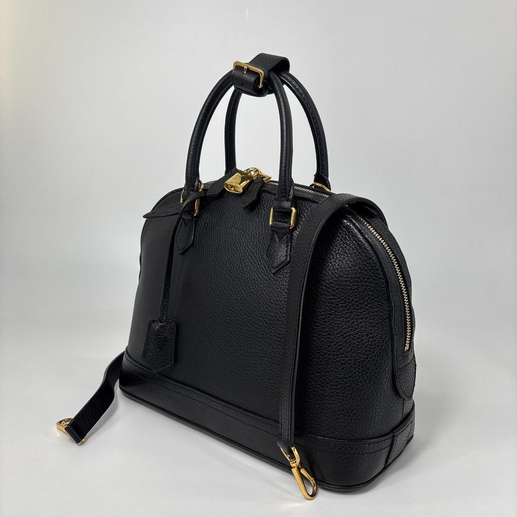 Louis Vuitton Parnassea Alma PM Handbag Taurillon Leather Black — view 2