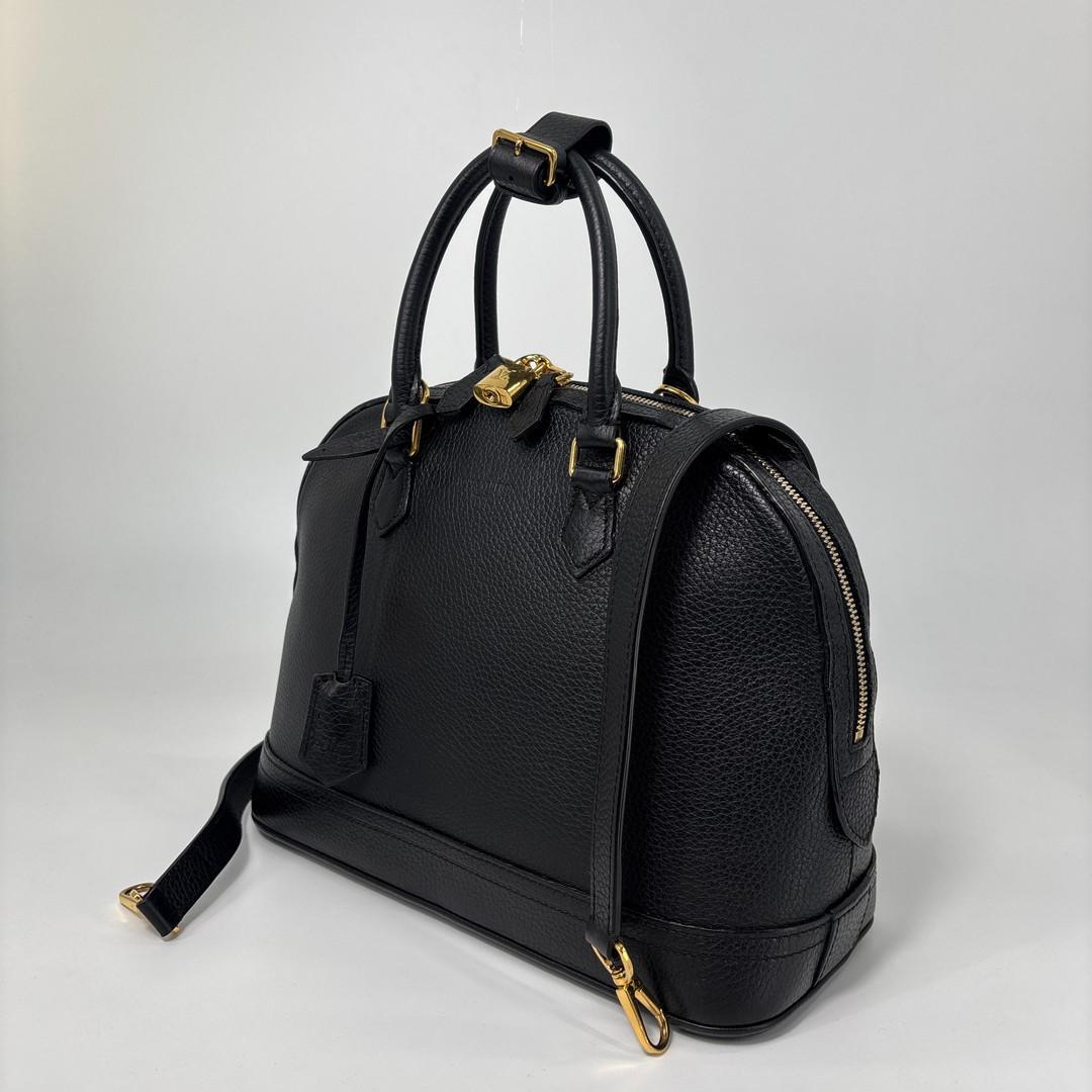 Louis Vuitton Parnassea Alma PM Handbag Taurillon Leather Black — view 2