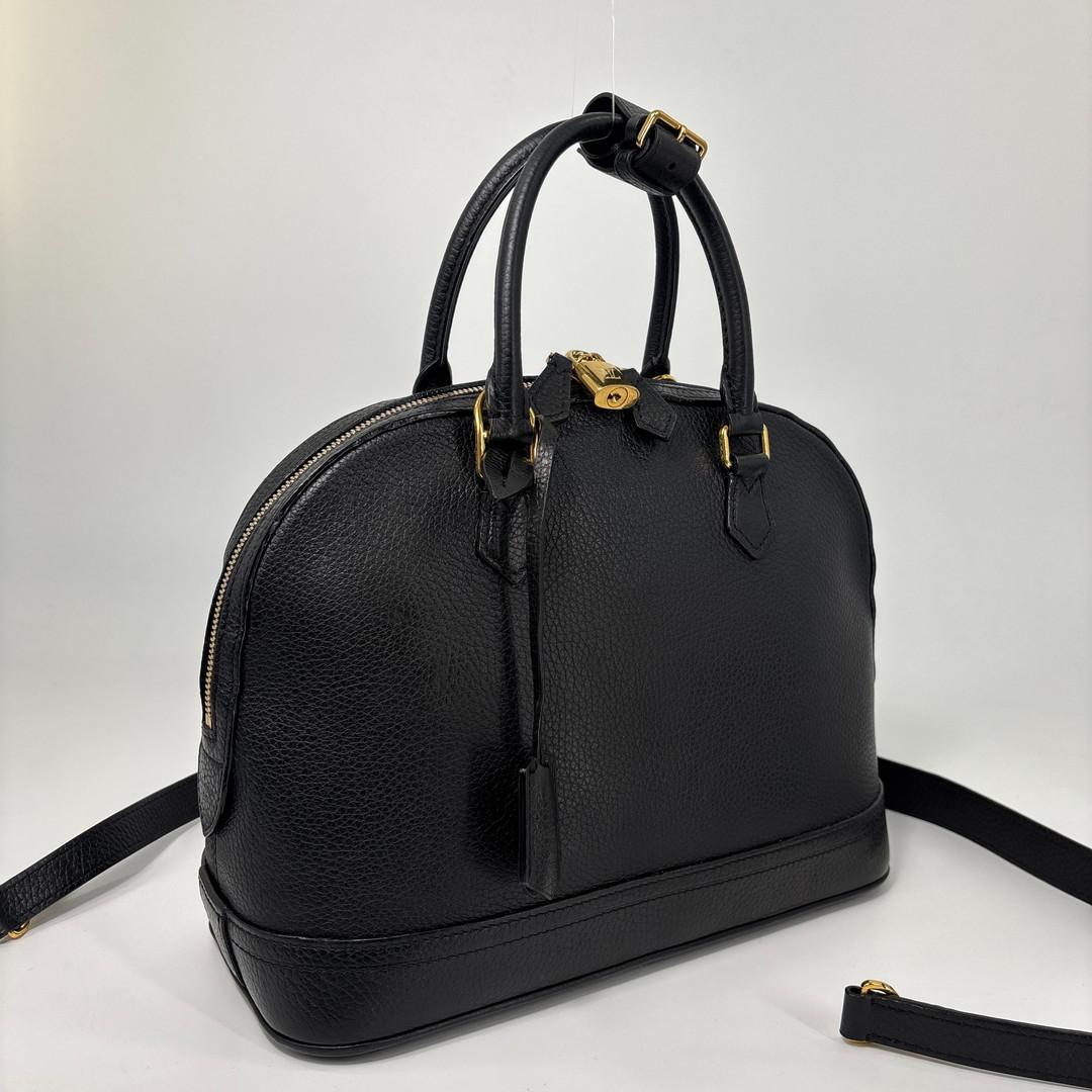 Louis Vuitton Parnassea Alma PM Handbag Taurillon Leather Black — view 3