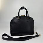 Louis Vuitton Parnassea Alma PM Handbag Taurillon Leather Black — view 5