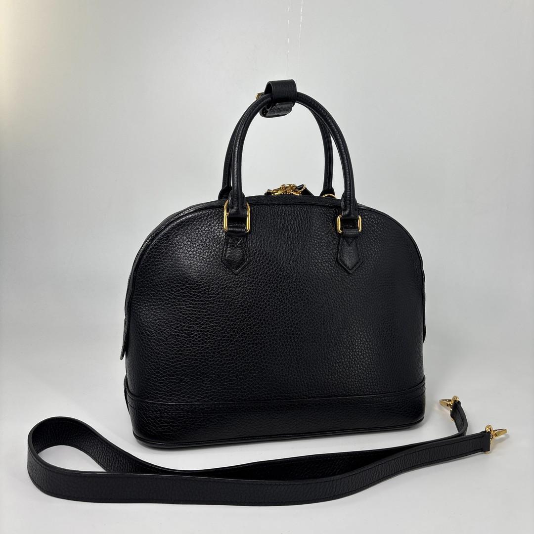 Louis Vuitton Parnassea Alma PM Handbag Taurillon Leather Black — view 5