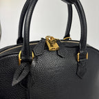 Louis Vuitton Parnassea Alma PM Handbag Taurillon Leather Black — view 7