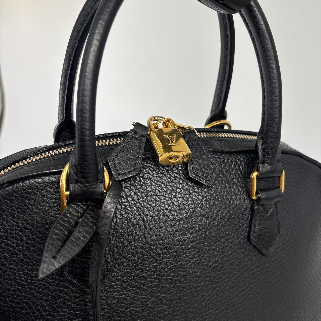 Louis Vuitton Parnassea Alma PM Handbag Taurillon Leather Black — view 7