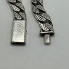 Gucci Golmet Stripe Chain Bracelet Silver 19 — view 7