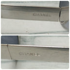 Chanel Sunglasses Silver Black Round Eyewear — view 3