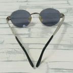 Chanel Sunglasses Silver Black Round Eyewear — view 5