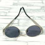 Chanel Sunglasses Silver Black Round Eyewear — view 7