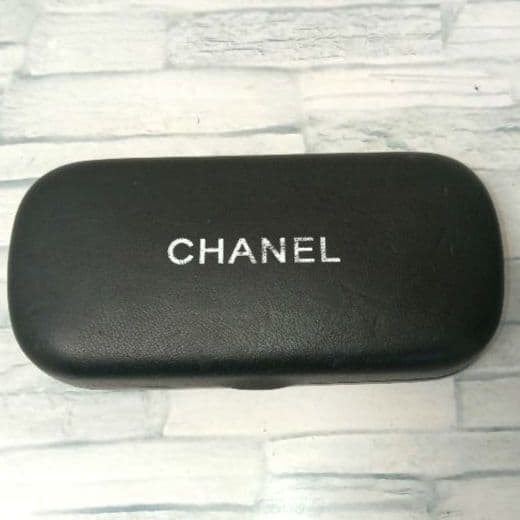 Chanel Sunglasses Silver Black Round Eyewear — view 8