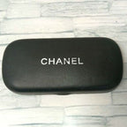 Chanel Sunglasses Silver Black Round Eyewear — view 8