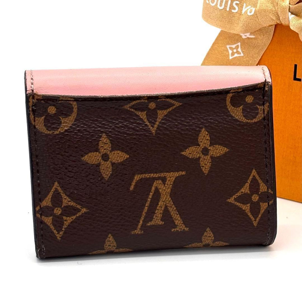Louis Vuitton Monogram Portefeuille Zoe Rose Ballerine Trifold Wallet — view 2