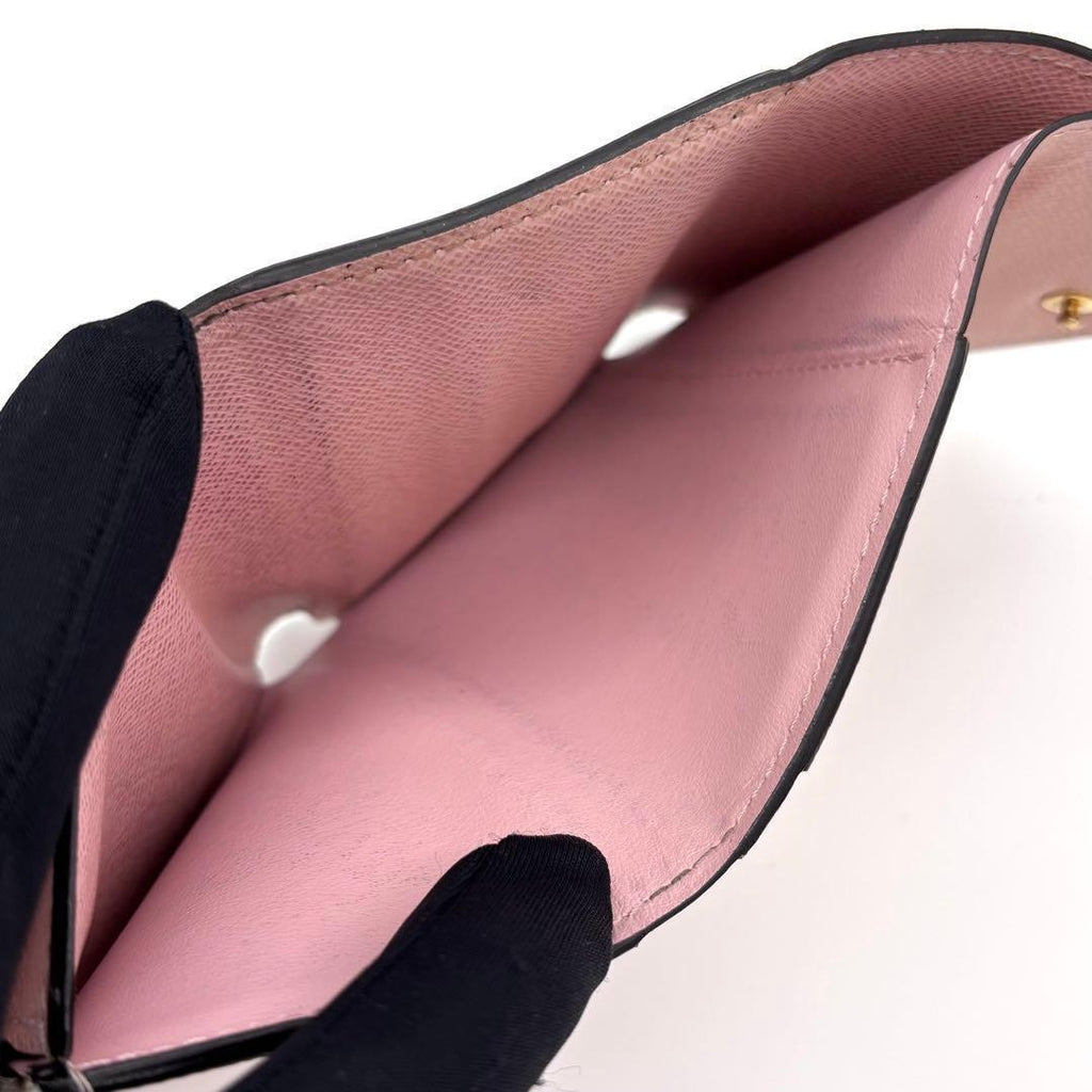 Louis Vuitton Monogram Portefeuille Zoe Rose Ballerine Trifold Wallet — view 4