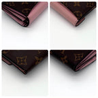 Louis Vuitton Monogram Portefeuille Zoe Rose Ballerine Trifold Wallet — view 7