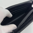 Prada Tessuto Nylon Zip Around Wallet Triangle Logo — view 7