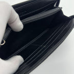 Prada Tessuto Nylon Zip Around Wallet Triangle Logo — view 8