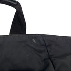 Prada Nylon Leather Hand Tote Shoulder Bag Triangle Plate Logo — view 8