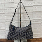Dior Trotter Canvas Leather Shoulder Bag Pouch — view 2