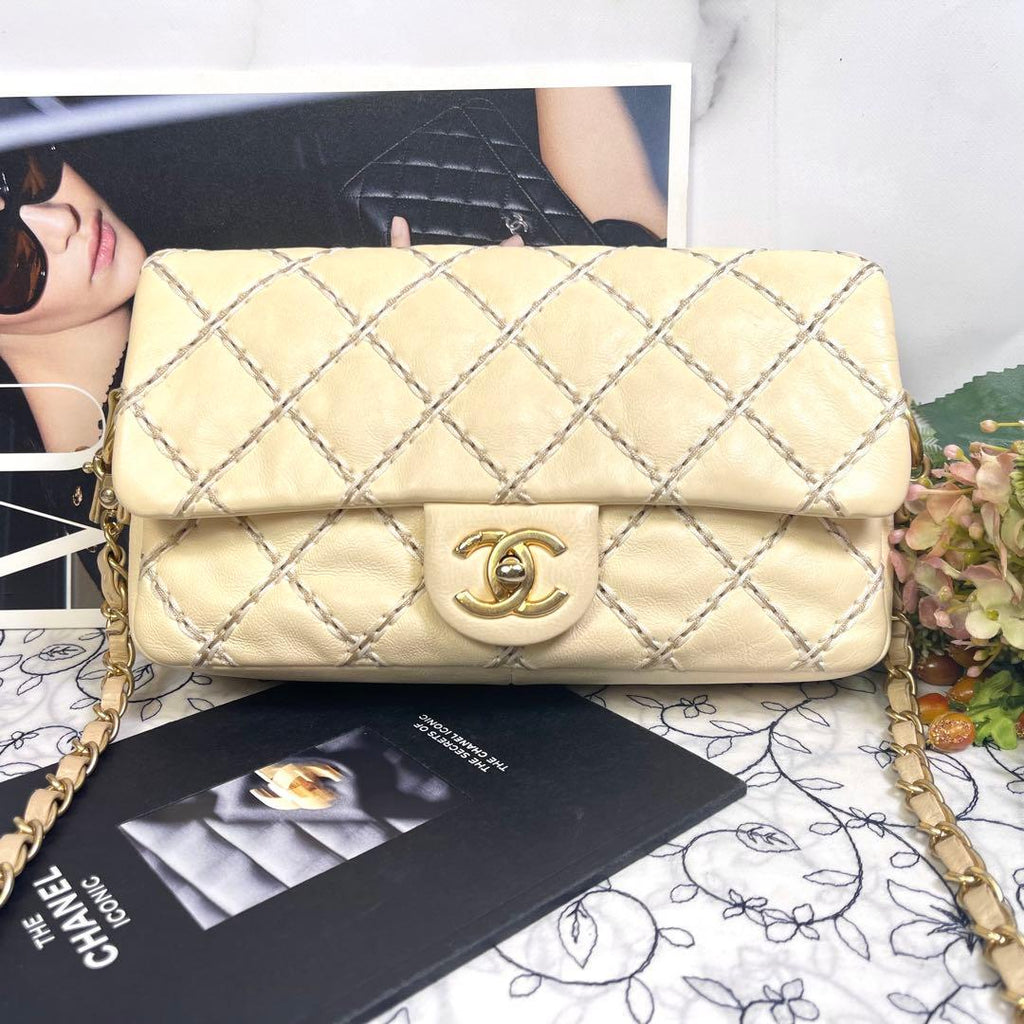 Chanel Quilted Double Flap Chain — view 2