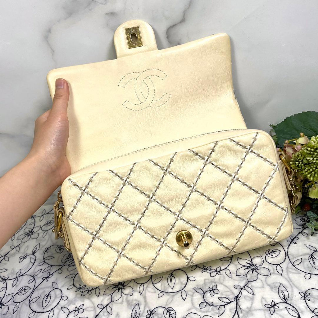 Chanel Quilted Double Flap Chain — view 9