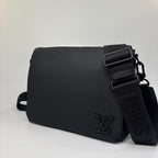 Louis Vuitton Super LV Aerogram Takeoff Messenger Bag Black — view 2