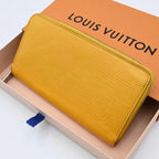 Louis Vuitton Epi Wallet Zippy Yellow Zip Around