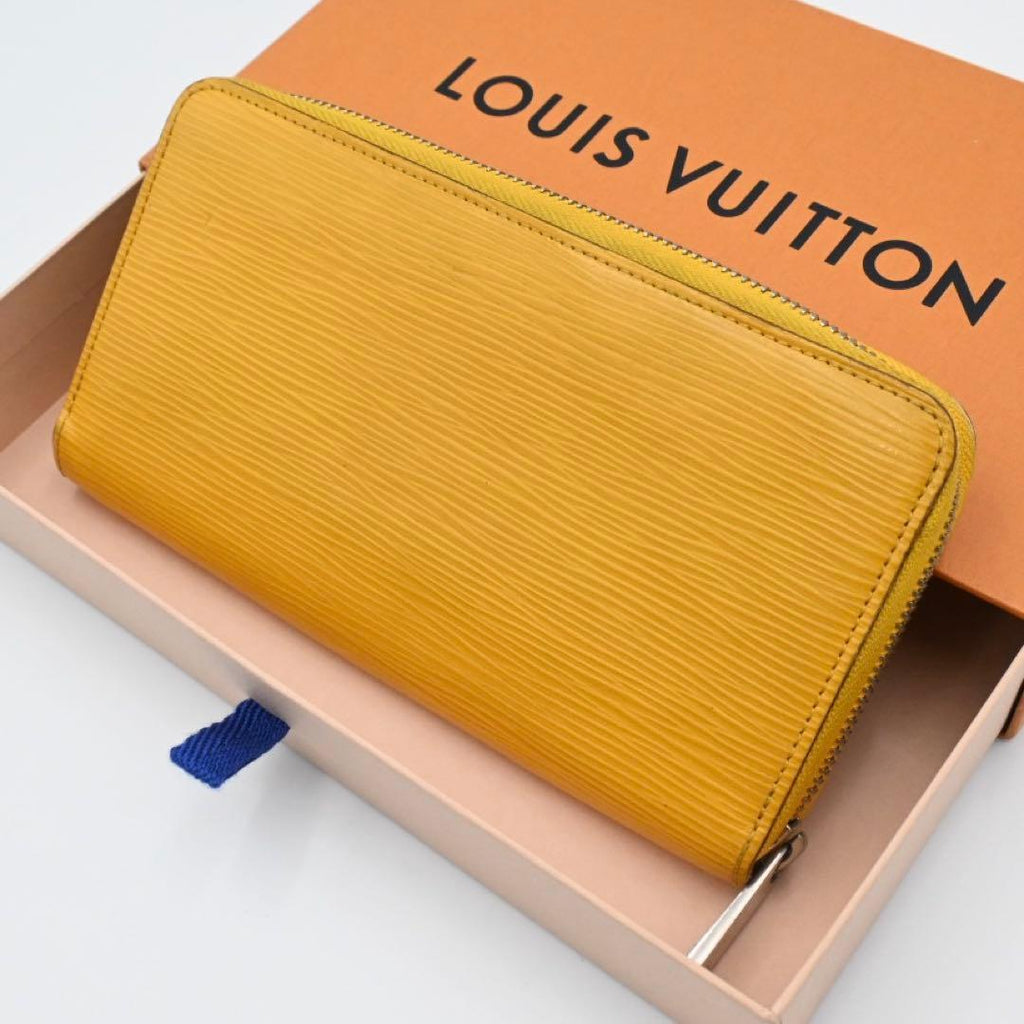 Louis Vuitton Epi Wallet Zippy Yellow Zip Around — view 2