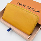 Louis Vuitton Epi Wallet Zippy Yellow Zip Around — view 2