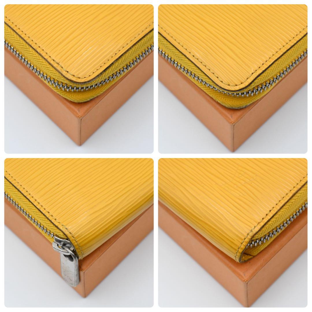 Louis Vuitton Epi Wallet Zippy Yellow Zip Around — view 7