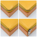 Louis Vuitton Epi Wallet Zippy Yellow Zip Around — view 8