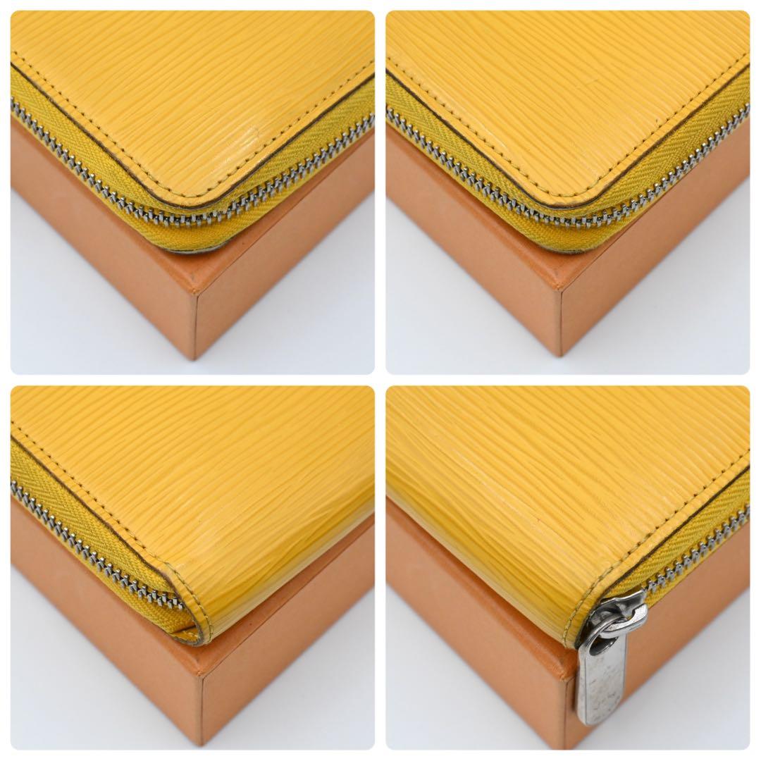 Louis Vuitton Epi Wallet Zippy Yellow Zip Around — view 8